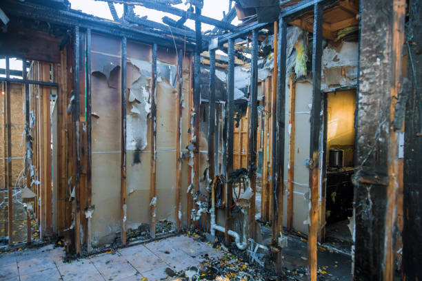 Professional Smoke Damage Removal technician working in Red Hill, PA